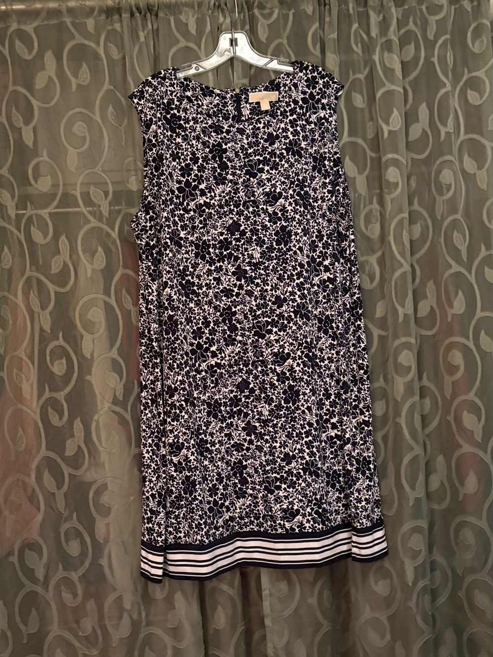 MICHAEL Michael Kors plus size 3X black-and-white sundress.